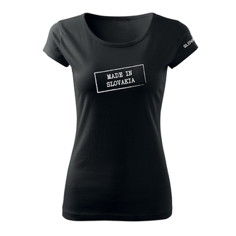DRAGOWA T-shirt womens black Made in Slovakia