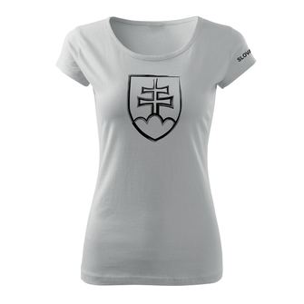 DRAGOWA T-shirt womens with white sign Slovak