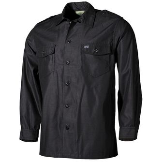US Shirt long-sleeved, black