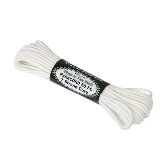 ATWOOD® 550 Paracord Glow In The Dark (50ft) - White (GLOW-PC100)