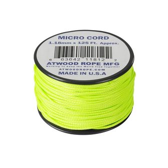 ATWOOD® Micro Cord (125ft) - Neon Green (MCCB24)