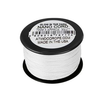 ATWOOD® Nano Uber Glow Cord .75mm (300ft) - White (GLOW-NC300)