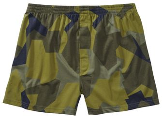 Brandit Boxer men's shorts, swedish camo M90