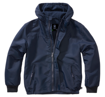 Brandit Kids Frontzip Windbreaker Jacket, navy blue