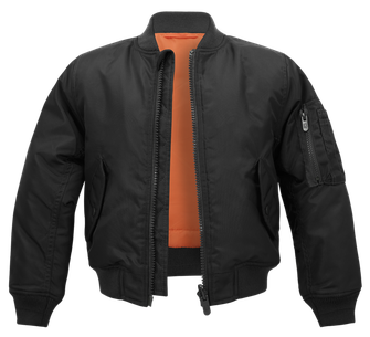 Brandit children's MA1 jacket, black