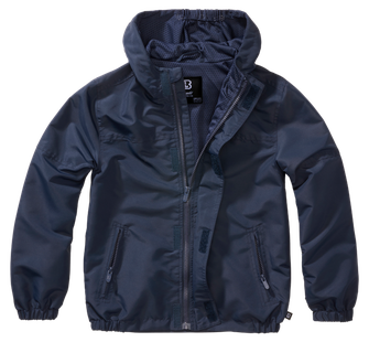 Brandit Kids Summer Frontzip Windbreaker Jacket, navy blue