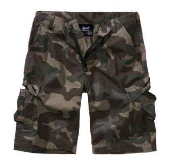 Brandit children's BDU Ripstop shorts, darkcamo