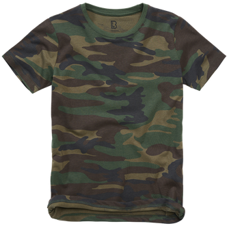 Brandit baby t -shirt with short sleeves, Woodland