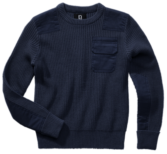 Brandit children's BW pullover, navy blue
