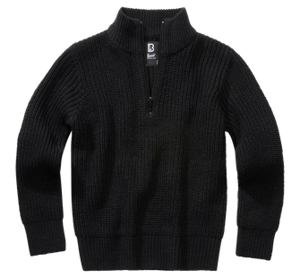 Brandit children's Marine pullover Troyer, black