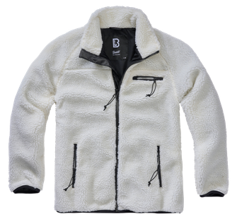 Brandit fleece jacket Teddyfleece, white