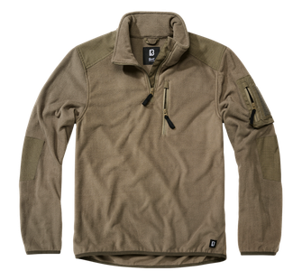 Brandit Ripstop fleece zip hoodie, olive