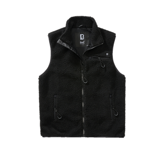 Brandit fleece vest Teddyfleece, black