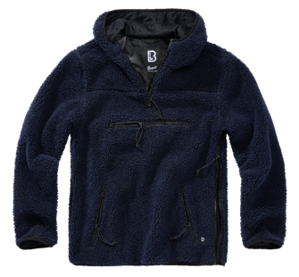 Brandit fleece pullover Teddyfleece Worker, navy blue