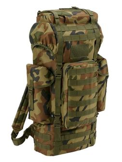 Brandit Kampfrucksack Molle Tactical Backpack, Woodland 65l
