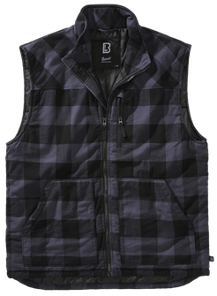 Brandit Lumber vest, black/grey