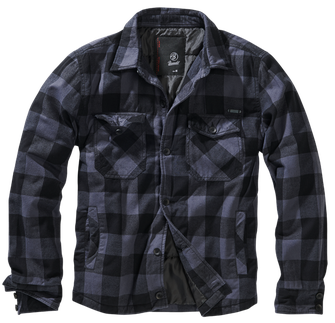 Brandit lumberjacket jacket, gray black