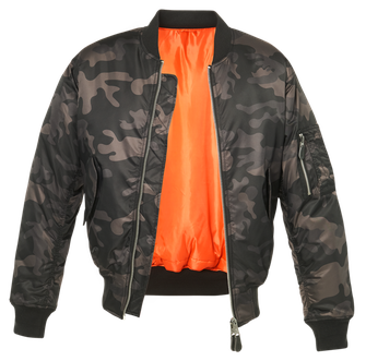 Brandit MA1 bomber pilot jacket, darkcamo