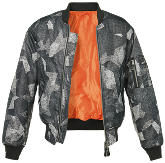 Brandit MA1 bomber pilot jacket, night camo
