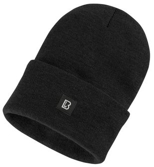 Brandit rack extended knitted cap, black