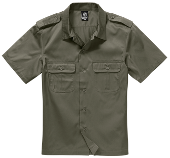 Brandit US shirt with short sleeves, olive