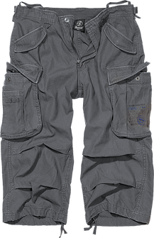 Brandit vintage industry 3/4 shorts, anthracite