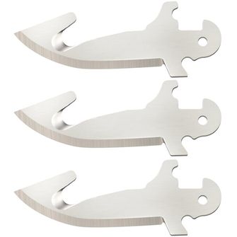 Cold Steel Click N Cut Folding knife (3-pack of Gut Hook Blades)
