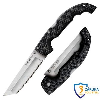 Cold Steel Extra Large Voyager tanto Serrated Folding knife (AUS10A)