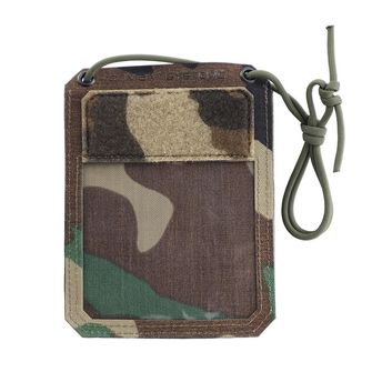 Combat Systems Badge Holder Case for Documents, M81 Woodland