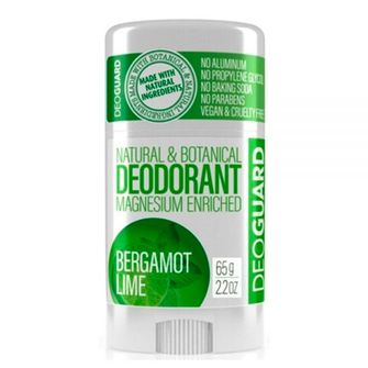 Deoguard rigid deodorant, bergamot and lime 65g