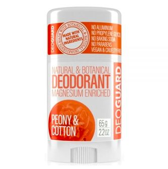 Deoguard rigid deodorant, peony and cotton flower 65g