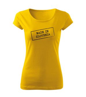 DRAGOWA Women's T -shirt Made in Slovenia, Yellow