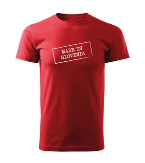 Dragowa short shirt made in Slovenia, red