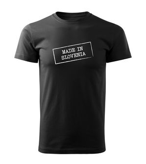 DRAGOWA short shirt made in Slovenia, black