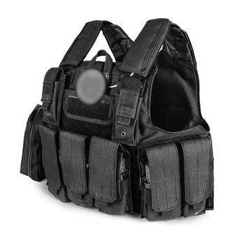 DRAGOWA Tactical Tactical Heavy Duty Vest, black