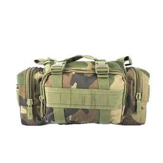 DRAGOWA Tactical waist bag, Woodland
