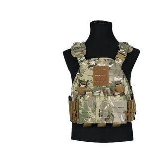 DRAGOWA Tactical vest with quick release buckle, Multicam