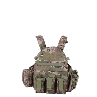 DRAGOWA Tactical Military Heavy Duty Vest, Multicam