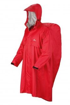 Ferrino Trekker raincoat, red