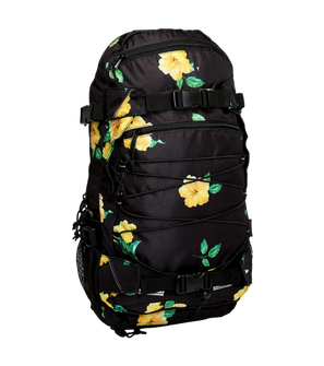 Forvert Louis Allover Backpack black hibiscus