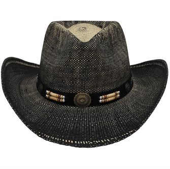 Fox Outdoor hat straw texas, black brown
