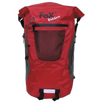 Fox Outdoor Backpack, Dry Pak 20, red, waterproof