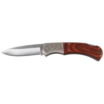 Fox Outdoor Jack Knife, wooden handle, ornamentation