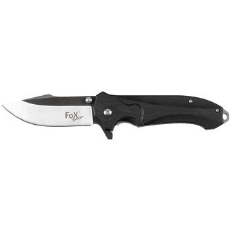 Fox Outdoor Jack Knife, one-handed, black, G10 handle