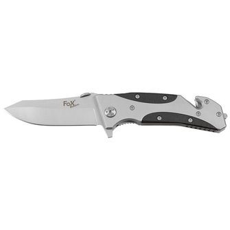 Fox Outdoor Jack Knife, one-handed, metal handle, plastic inserts