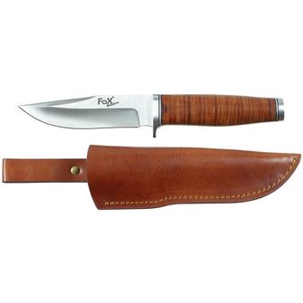 Fox Outdoor Pathfinder Knife, Ranger 11, leather handle, sheath