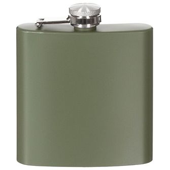 Fox Outdoor Hip Flask, Stainless Steel, OD green, 6 OZ, 170 ml