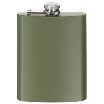 Fox Outdoor Hip Flask, Stainless Steel, OD green, 8 OZ, 225 ml
