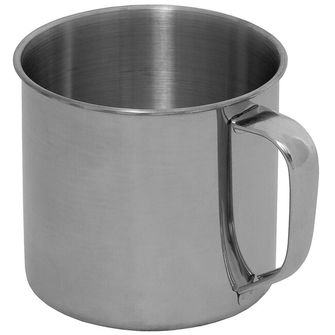 Fox Outdoor Cup, Stainless Steel, single-walled, ca. 500 ml