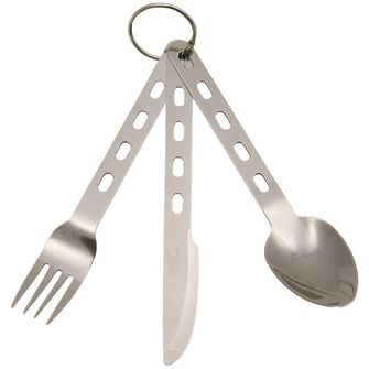 Cutlery Set, Extra light, 3-part, Stainless Steel